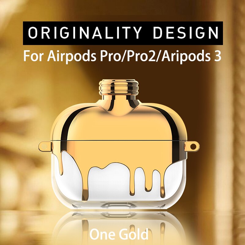 LuvCase Airpod Pro 3 Case - Luxury Transparent Perfume Bottle with Cha –  Luvcase