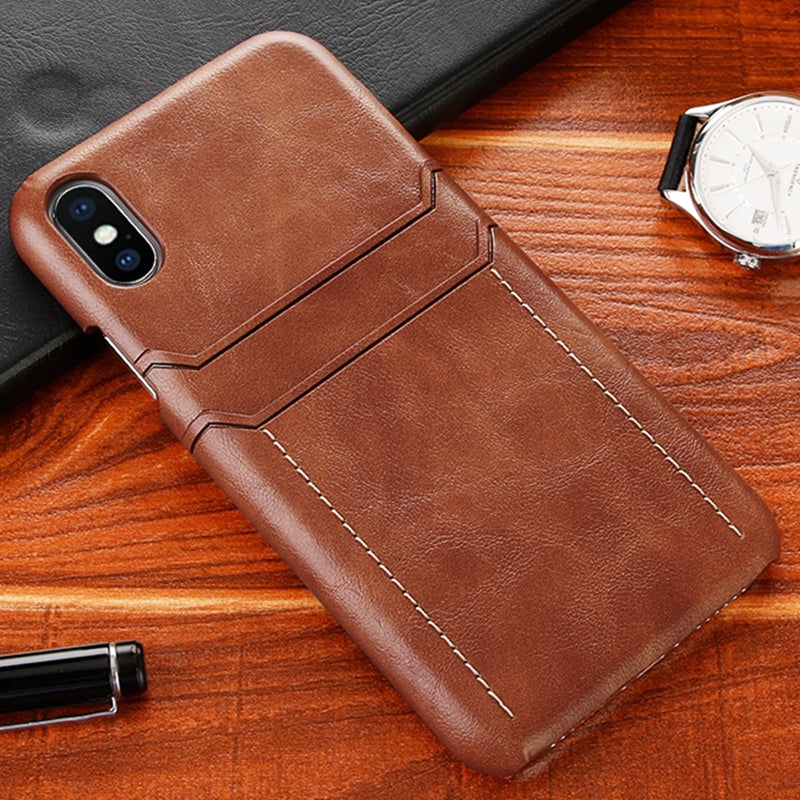 SHRI Wallet Cover Back Case for Apple iPhone XS Max Leather Finish