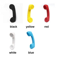 Wireless Bluetooth Compatible Retro Telephone Handset External Microphone For iPhone Samsung