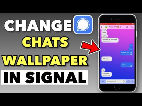 How to set custom chat wallpaper in Signal