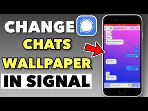 How to set custom chat wallpaper in Signal