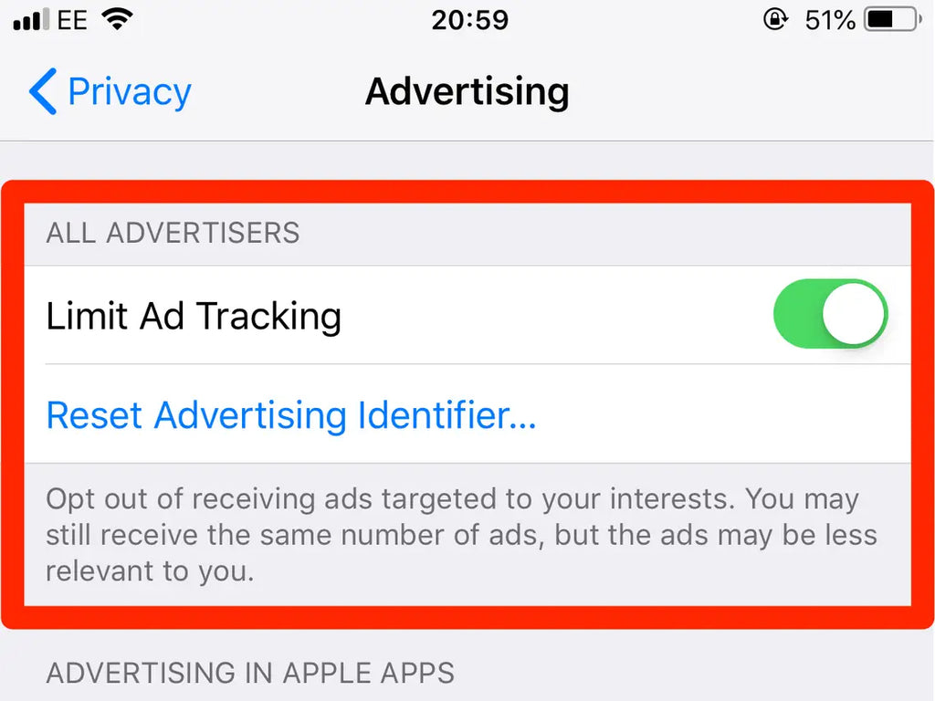 How to prevent apps and services from ad tracking on iPhone