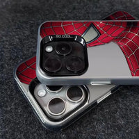 Luxury Spider Man Skin TPU Phone Case for iPhone 15 14 13 12 Series