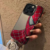 Luxury Spider Man Skin TPU Phone Case for iPhone 15 14 13 12 Series