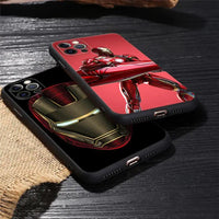 Marvel Iron Man Soft Silicon Case For iPhone 15 14 13 12