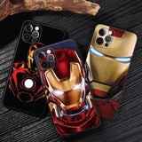 Marvel Iron Man Soft Silicon Case For iPhone 15 14 13 12