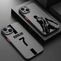 CR7 Cristiano Ronaldo Matte Shock-proof Phone Case for iPhone 15 Series