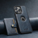 New Detachable Leather 2 in1 Magnetic Magsafe Card Holder Phone Case For iPhone 15 14 13 12 Series