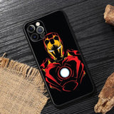 Marvel Iron Man Soft Silicon Case For iPhone 15 14 13 12