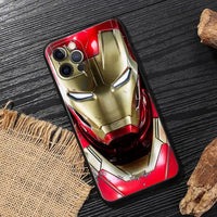 Marvel Iron Man Soft Silicon Case For iPhone 15 14 13 12