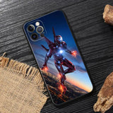 Marvel Iron Man Soft Silicon Case For iPhone 15 14 13 12