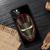 Marvel Iron Man Soft Silicon Case For iPhone 15 14 13 12