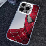 Luxury Spider Man Skin TPU Phone Case for iPhone 15 14 13 12 Series