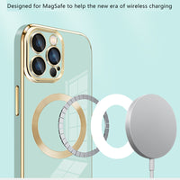 Magsafe Wireless Magnetic Charging Luxury Plating Case for iPhone 13 12 11 Pro Max