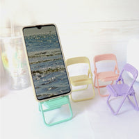 Cute Color Chair Adjustable Holder Stand Case For iPhone Samsung Smartphone