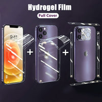 Full Body Hydrogel Film Screen Protector Camera Lens for iPhone 14 13 12 series