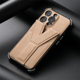 Shockproof PU Leather Card Slot Stand Case For iphone 13 12 11 Series