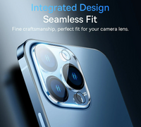 2PCs Tempered Glass Camera Lens Protector for iPhone 14 13 Pro Max Mini