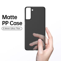 Thin PP Matte Anti fingerprint Protective Translucent Case For Samsung Galaxy S21 Series