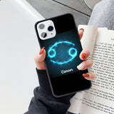 Lovely Blue Star 12 Zodiac Art Signs Candy Soft Silicone Phone Case For iPhone 11 Series