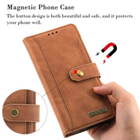 Leather Flip Bags Card Slots Magnetic Case for Samsung Galaxy S22 S21 S20 FE Plus Ultra