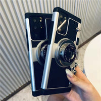 Fashion Vintage Camera Phone Case For Samsung Galaxy Note 20 series