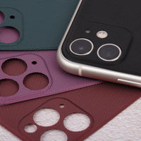 3D Luxury Cloth Fabric Protector Film Back Cover For iPhone 11 Series