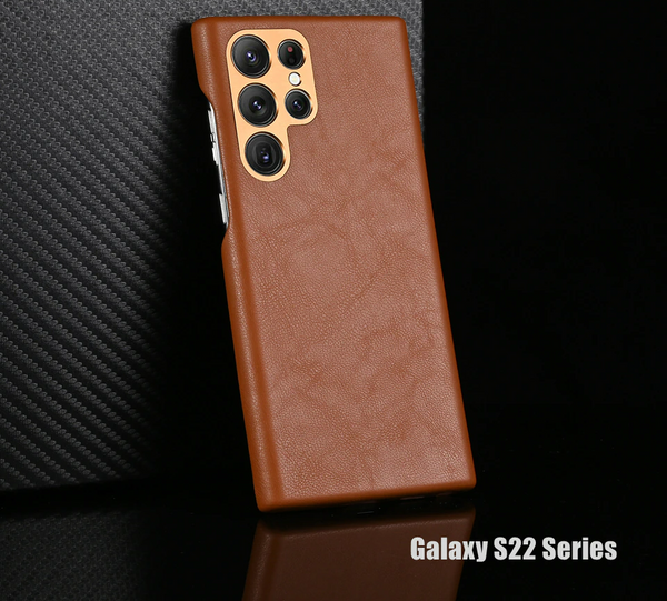 Luxury Leather Case for Samsung Galaxy S22 Plus S22 Ultra