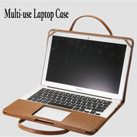 Multi use Leather Stand Case for MacBook & Laptop