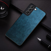 Luxury Cloth Texture Soft Silicone Leather Case For Samsung Galaxy S21