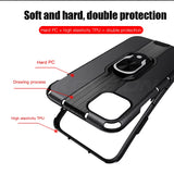 Shockproof Magnetic Ring Holder Phone Case For iPhone 11 Series