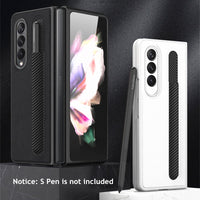 Full Protection Leather Case With S Pen Slot For Samsung Galaxy Z Fold 3 5G