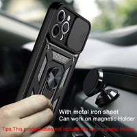 Slide Camera Protection Shockproof Case for iPhone 12 11 Series
