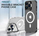 Invisible Metal Bracket Magsafe Case for iPhone 14 13 12 series