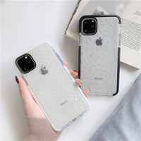 Luxury Shockproof Geometric Clear Soft Silicon TPU Phone Case For iPhone 11 Series