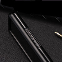 Luxury Retro Leather Armor Case For Samsung Galaxy Z Fold 3 Fold 2