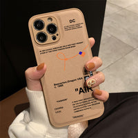 Luxury Leather Silicone Case for iPhone 13 12 11 Pro Max Mini