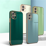 Luxury Square Frame Plating Case For iPhone 12 Pro Max