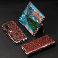 High Quality Leather Flip Case for Samsung Galaxy Z Fold 4