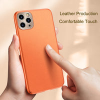 Business Luxury Leather Shockproof Case For iPhone 11 Series