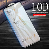 10D Advanced Tempered Glass Screen Protector For iPhone X XS Max XR 8 7 Plus