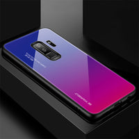 Toughened Super Slim Glass Back Case For Samsung Galaxy S8 S9 Plus Note 8 Note 9