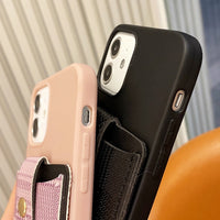 PU Leather Back Card Holder Case For iPhone 12 & 11 Series