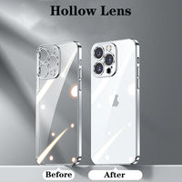 Ultra Thin Clear Plating Case for iPhone 14 13 12 series