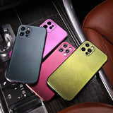 Plating Matte Silicone Case For iPhone 12 11 Series