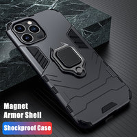 Anti Shock Magnet Armor Case for iPhone 14 13 12 series