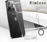 MagSafe Acrylic Full Camera Lens Protection Rimless Borderless Matte Case For iPhone 15 series