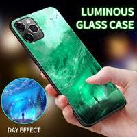 Luxury Moonlight Unicorn Luminous Glass Shockproof Case For iPhone 11 Series