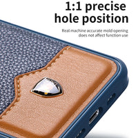 Luxury Ultra Thin PU Leather Case for iPhone 13 12 11 Pro Max Mini