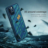 Luxury 3D Honeycomb Texture Anti fingerprint Silicone Case for iPhone Series